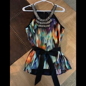 Bebe Silk Evening Top